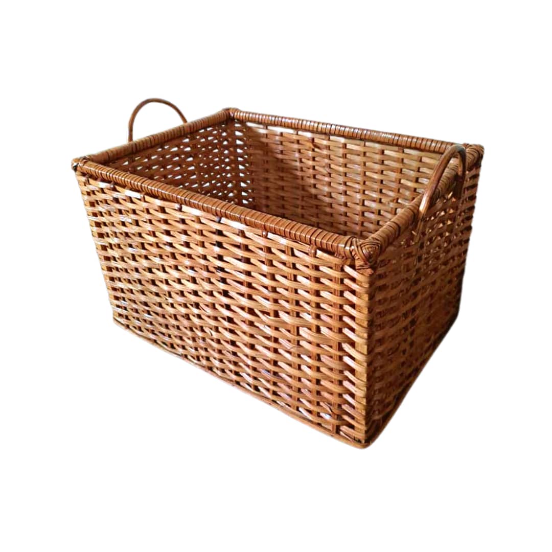Gift Box - Cane Basket No Lid Big Size H:37, W:42, L:60