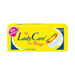 Lady Care with Wings Sanitary Pad - 24cm Pads