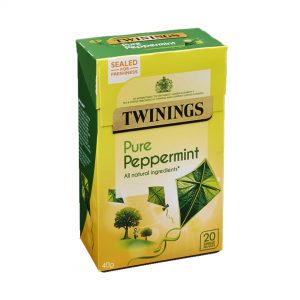 Twinings Pure Peppermint Tea - 20 Single Tea Bags