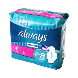 Always Ultra Thin Long Pad - 8 Pads