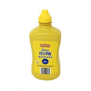 Burman's Classic Yellow Mustard - 568g