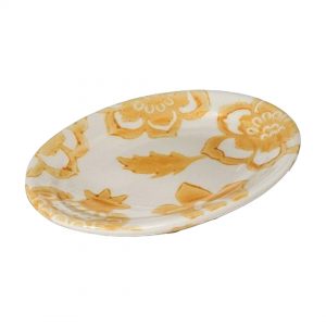 Threshold Floral Yellow Soap Dish
