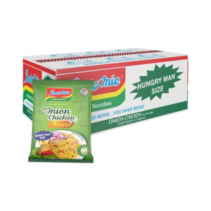 Indomie Hungryman Onion Chicken Flavor Carton of 24 Pieces