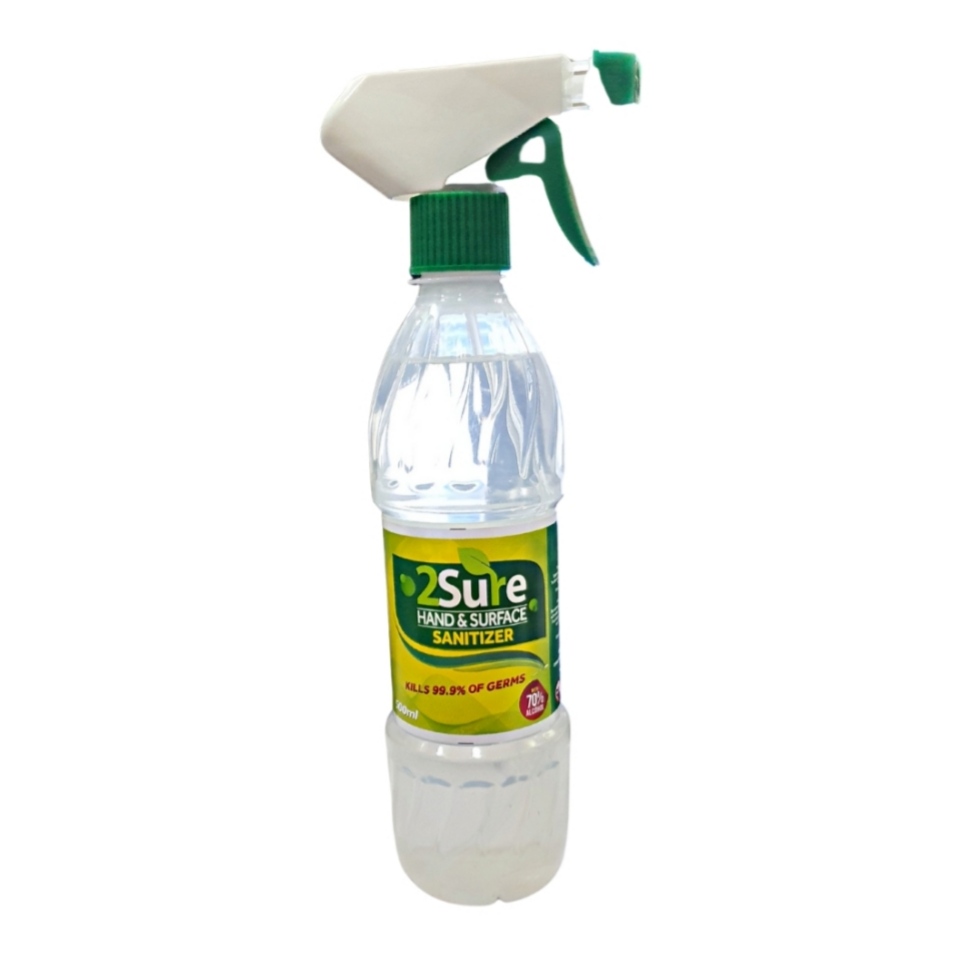 2Sure Hand Sanitizer Spray - 500ml