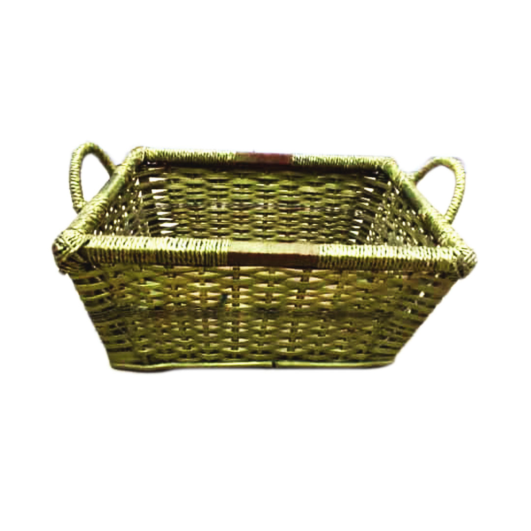 Gift Box - Cane Basket Rectangular H:20 W:39 L:47