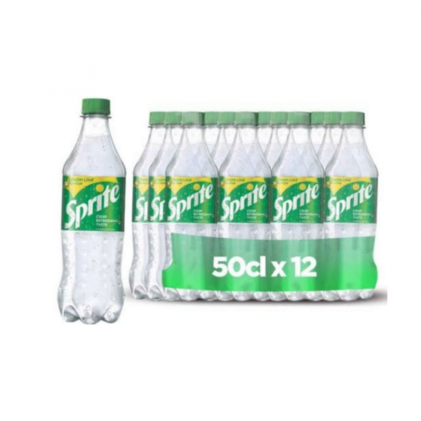 Sprite Bottle Soft Drink – 50cl (×12)