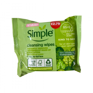 Simple Cleansing Wipes - 25 Wipes