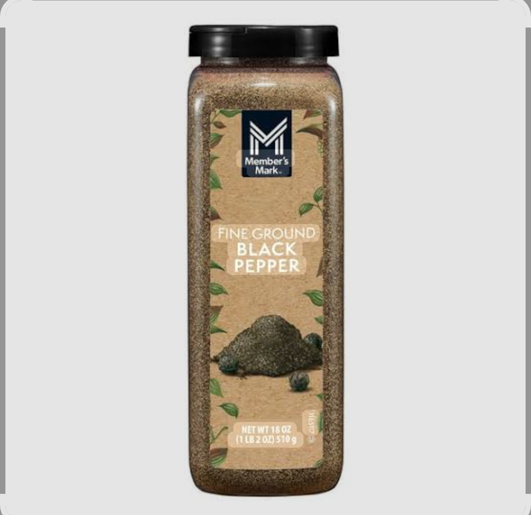 Member's Mark Fine Ground Black Pepper - 510g