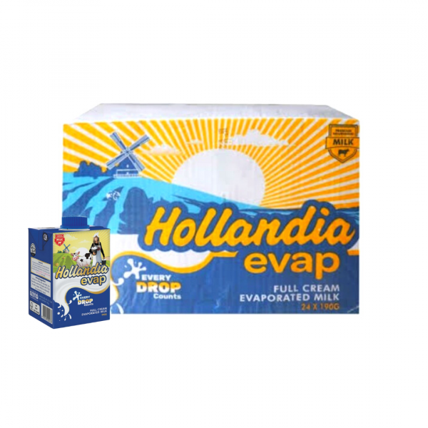 Hollandia Evaporated Milk – 190g × 24