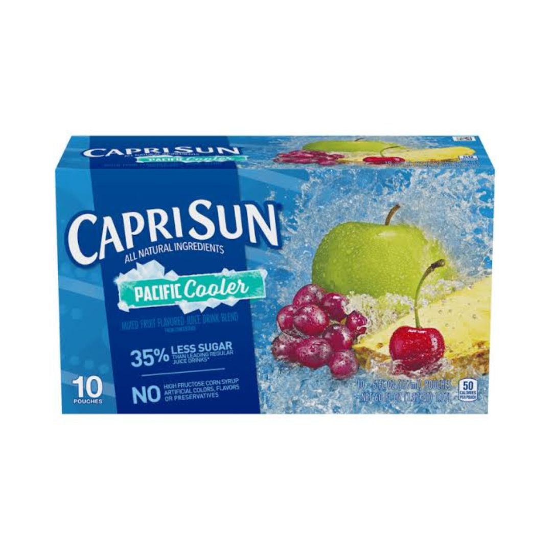 Capri-Sun Fruit Drink (Pacific Cooler) – Carton of 10