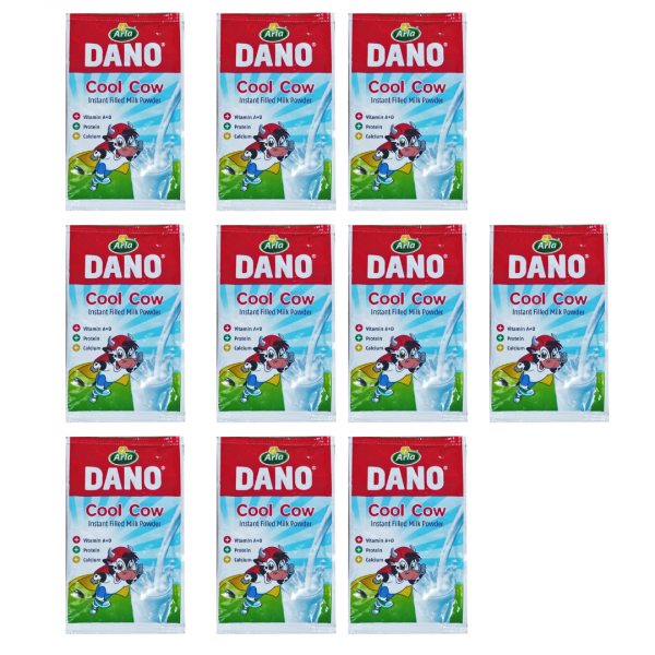 Dano Cool Cow Sachet Milk Powder – 16g Roll of 10