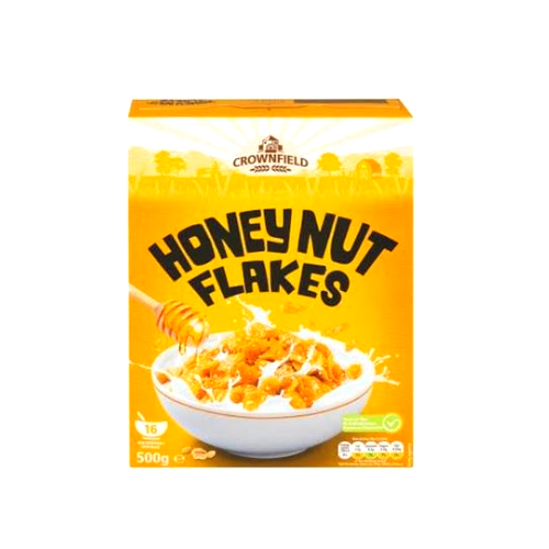 Crownfield Honey Nut Flakes - 500g