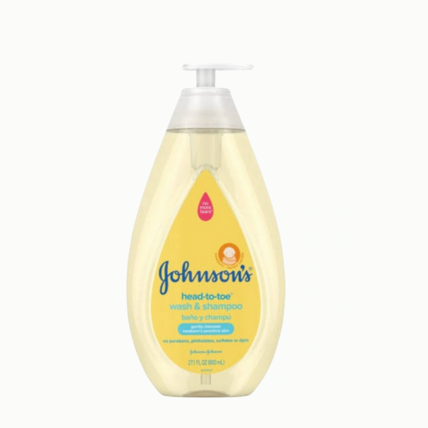 Johnson's Baby Head-To-Toe Wash & Shampoo - 800ml