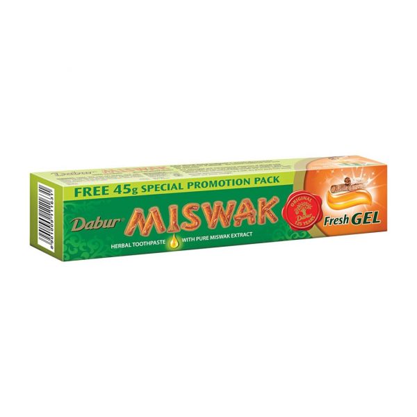 Dabur Miswak Fresh Gel Herbal Toothpaste - 90g