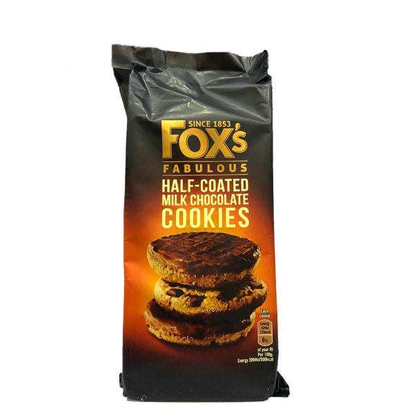 Fox's Fabulous Half Coated Milk Chocolate Cookies