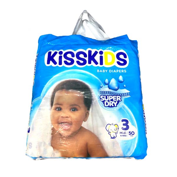 Kisskids Baby Diaper 3mini - 50pcs