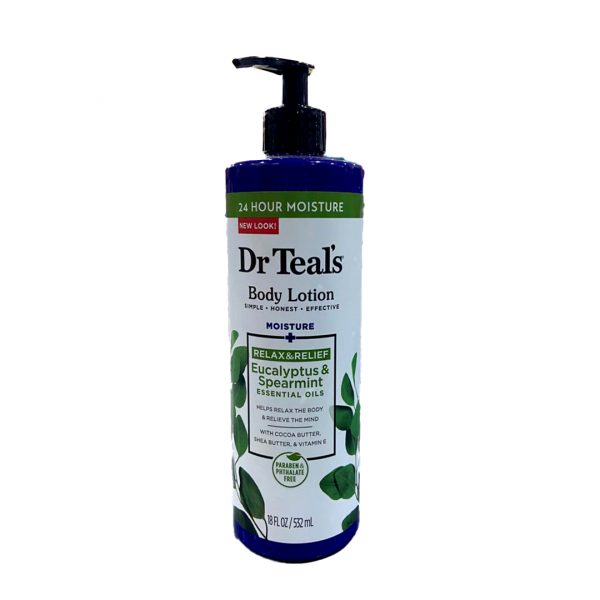Dr Teals Body Lotion Eucalyptus And Spearmint 532ml