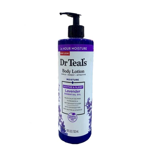Dr Teals Body Lotion Lavender Essential Oil 532ml