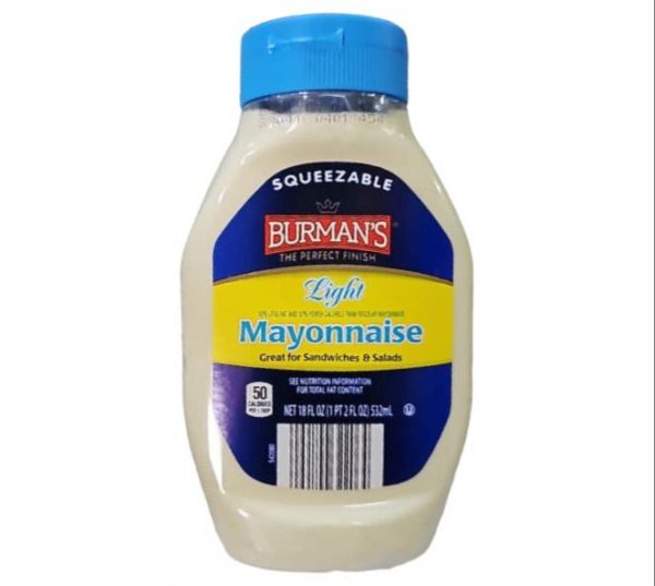 Burman's Light Mayonnaise - 532ml