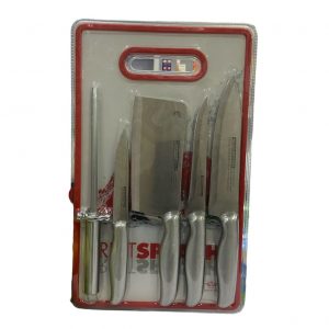 Kitchen Knife Set And Sharpener