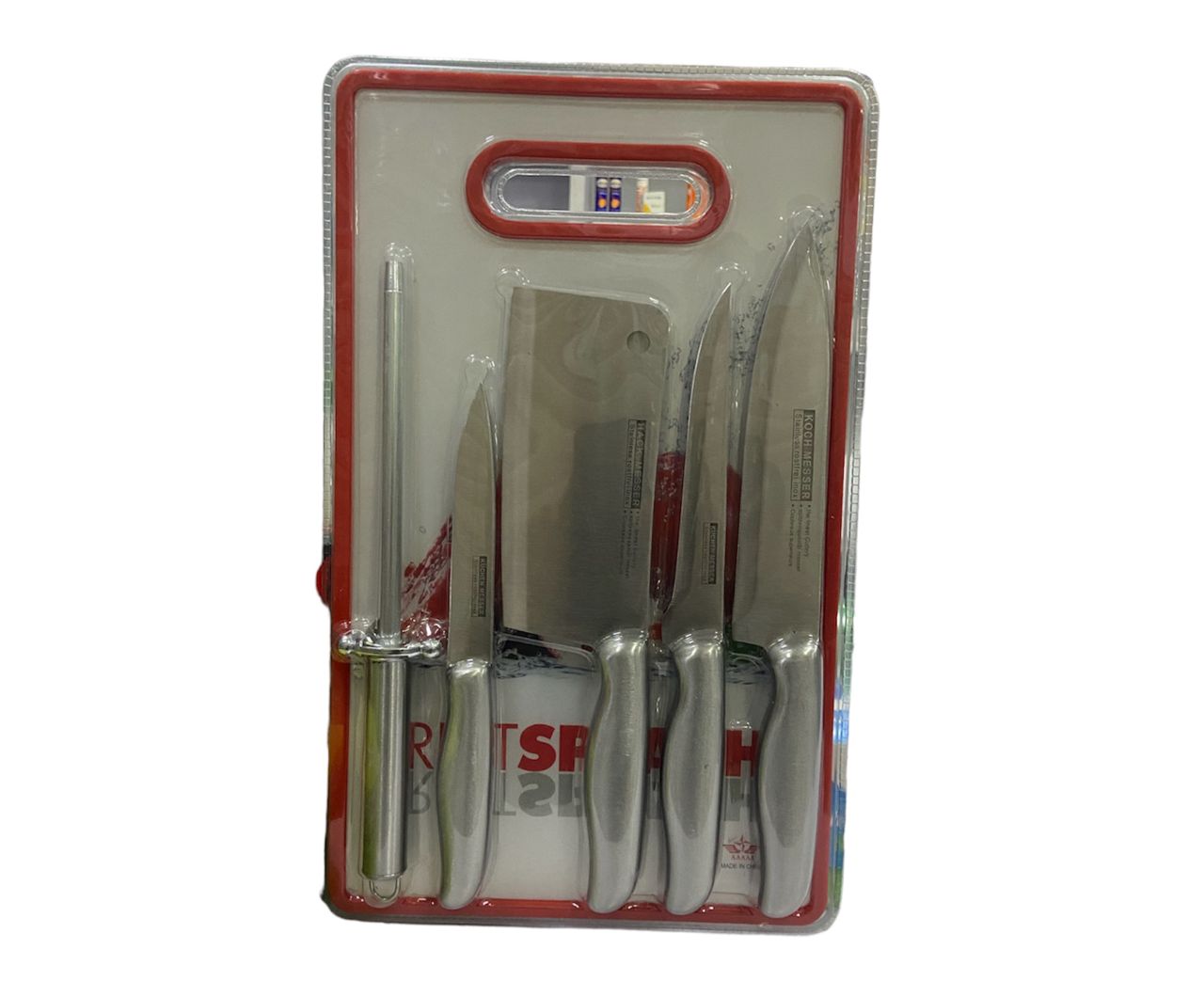 Kitchen Knife Set And Sharpener