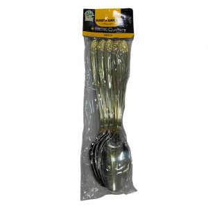 Stainless Steel Cutlery - Spoon  Set By 6 With Design
