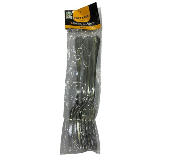 Stainless Steel Cutlery - Fork Set By 6