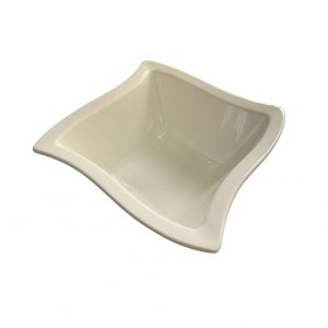 White Square Soup Plate