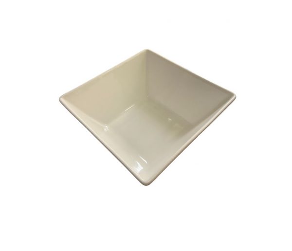 White Square Soup Plate