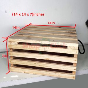 Wooden Box 14" x 14" by 7"