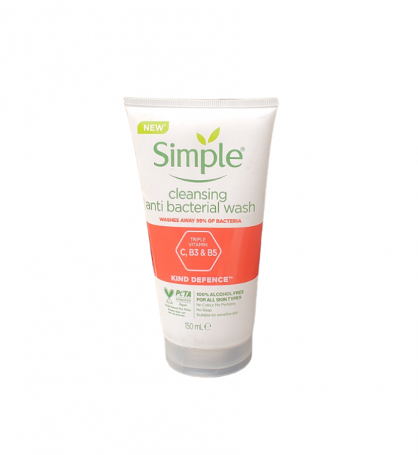 Simple Cleansing Anti Bacterial Wash - 150ml
