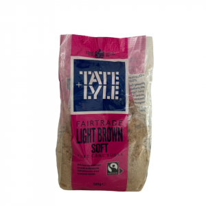 Tate Lyle Fairtrade Light Brown Soft Pure Cane Sugar - 500g