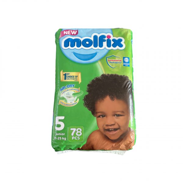 Molfix Baby Diaper Size 5 Junior - 78Pcs