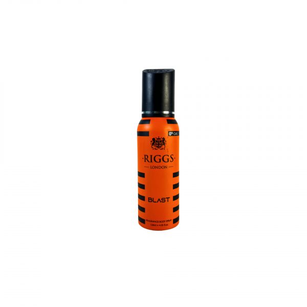 Riggs Zero Gas Deodorant Body Spray - 120ml