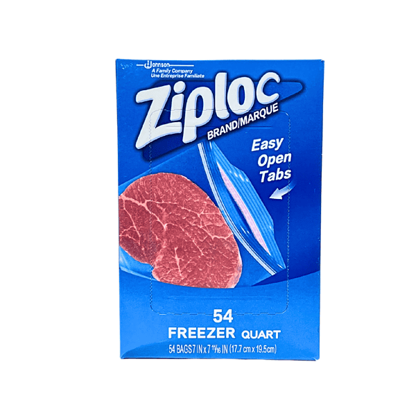 Ziploc Easy Open 54 Freezer Quart