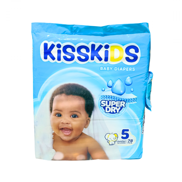 KissKids Baby Diaper Size 5 - 78Pcs