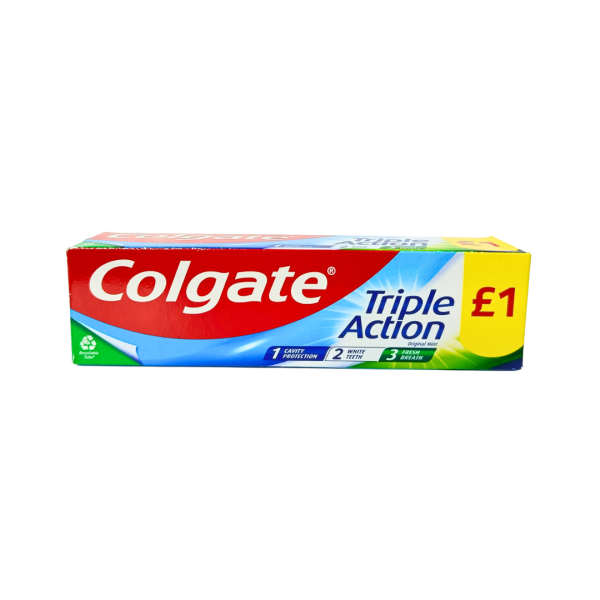 Colgate Toothpaste Triple Action UK - 75ml