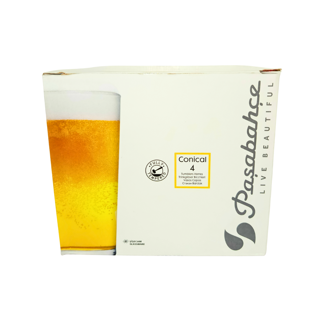 Pasabahce Conical Tumbler Verres - 4pcs