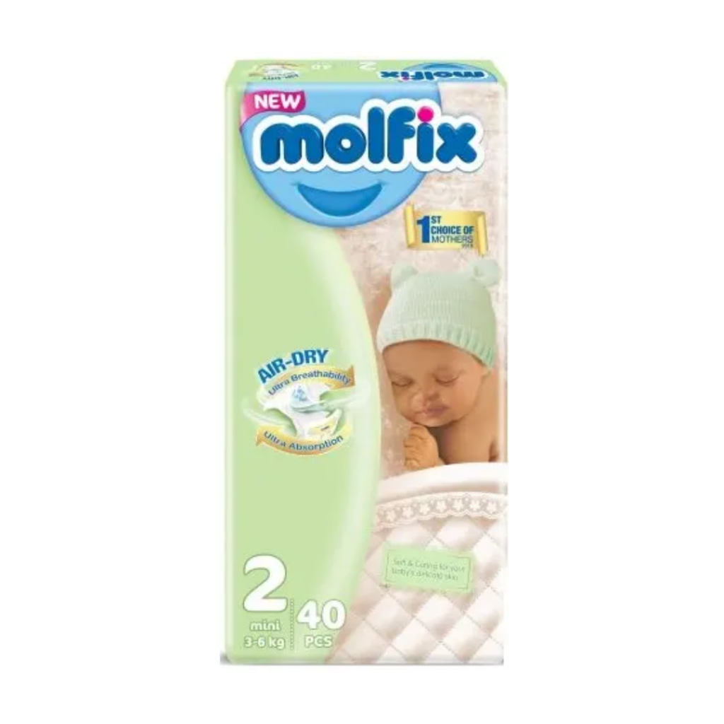 Molfix Air Dry Baby Diaper 2 Mini 40 Pcs ShopOnClick