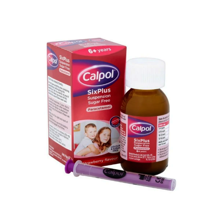 Calpol Suspension Paracetamol 6+ Month 100ml ShopOnClick