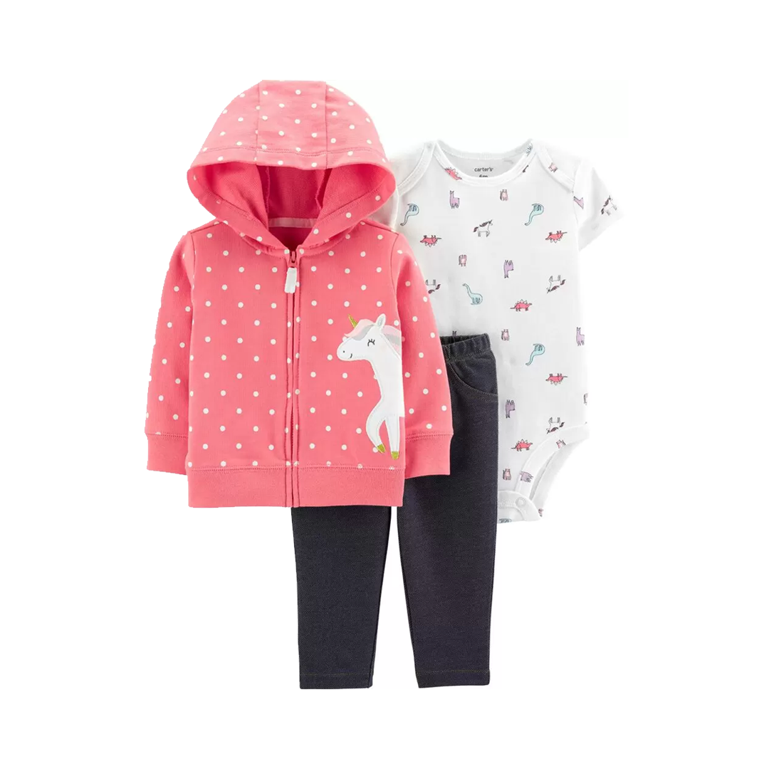 Details about   Carter’s Girls Size 6M 3 Piece Unicorn Little Jacket Set New with Tags 