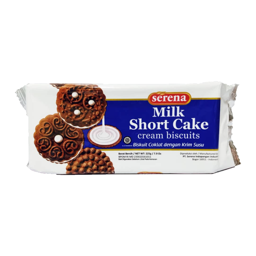 Serena Milk Short Cake Cream Biscuits 225g ShopOnClick